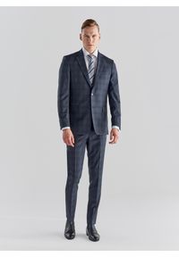 Pako Lorente - PAKO LORENTE – Granatowa marynarka garniturowa P21WP-3G-035-G. Kolor: niebieski. Materiał: wełna #6