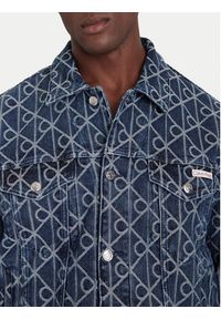 Calvin Klein Jeans Kurtka jeansowa LV04RD767G Niebieski Regular Fit. Kolor: niebieski. Materiał: bawełna #3