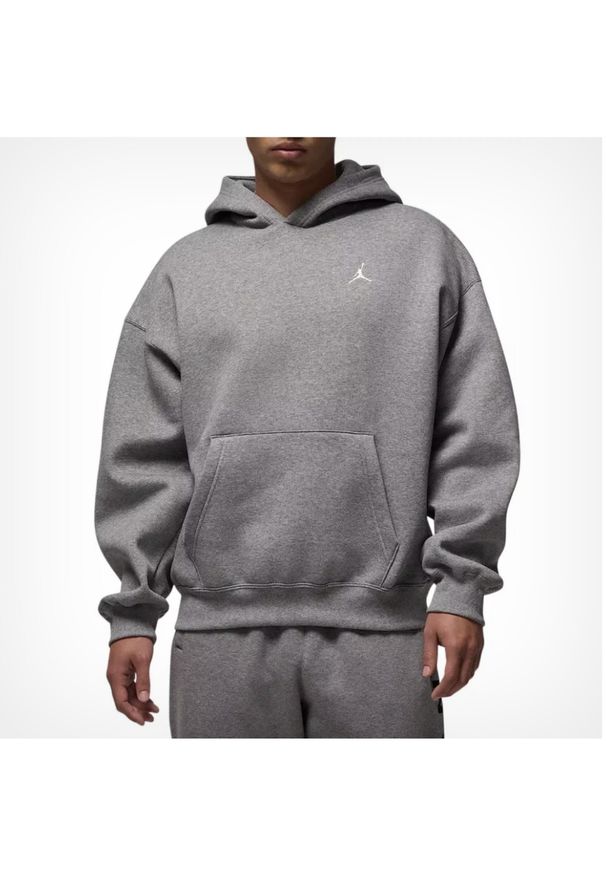 Bluza męska z kapturem Air Jordan Brooklyn Oversize Szara IB7235-091. Typ kołnierza: kaptur. Kolor: szary. Sport: koszykówka