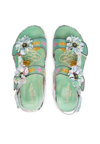 Laura Vita Sandały Liloo 06 Kolorowy. Materiał: skóra. Wzór: kolorowy #6