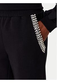 TwinSet - TWINSET Spodnie dresowe 252LI2MDD Czarny Regular Fit. Kolor: czarny. Materiał: bawełna #2