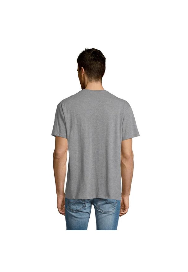 SOL'S - Koszulka Unisex Dla Dorosłych Victory Z Dekoltem W Szpic. Kolor: szary. Sport: turystyka piesza