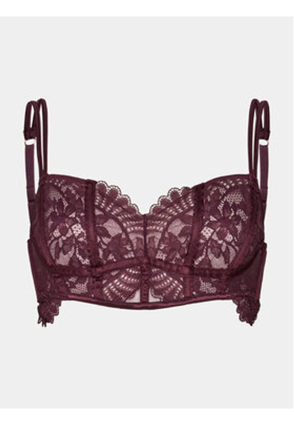 Hunkemöller Biustonosz braletka Kea 203672 Fioletowy. Kolor: fioletowy. Materiał: syntetyk