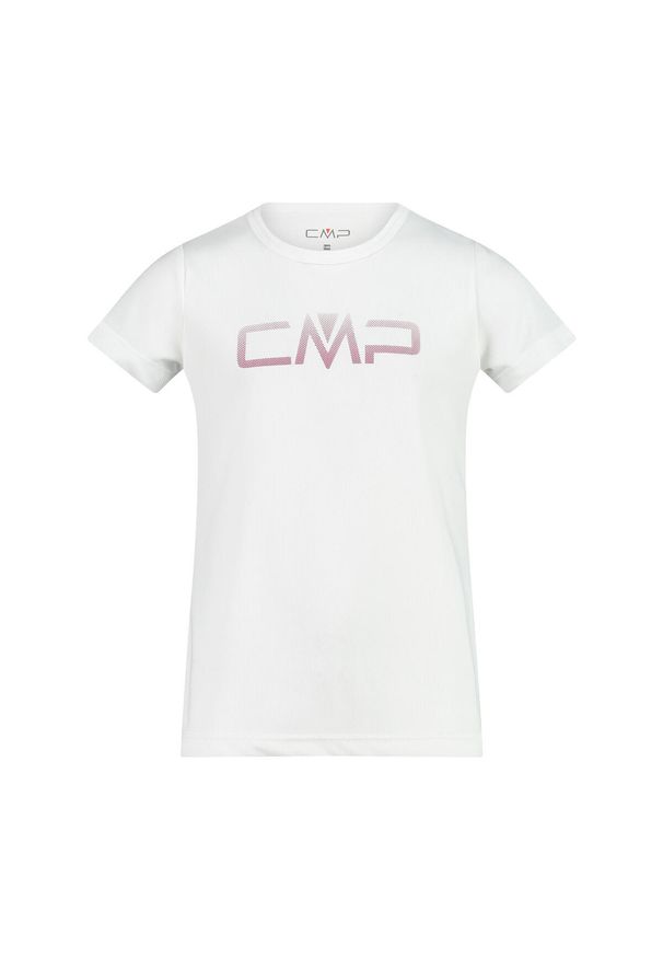 Koszulka dla dziewczynki CMP. Kolor: biały. Sport: turystyka piesza
