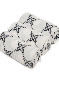 Nine West Zestaw 3 par wysokich skarpet damskich CEO_BR_NW_Silver_01_Z_AW25 (3 PACK) Czarny. Kolor: czarny. Materiał: poliester, materiał