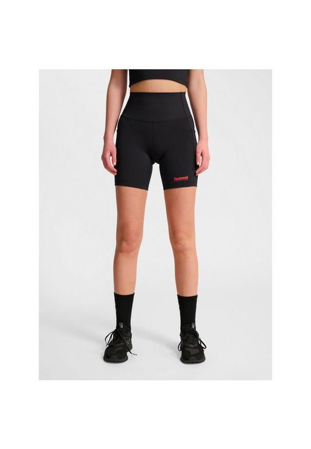 Szorty damskie Hummel Hiit Intensity. Kolor: czarny. Materiał: dresówka. Sport: fitness