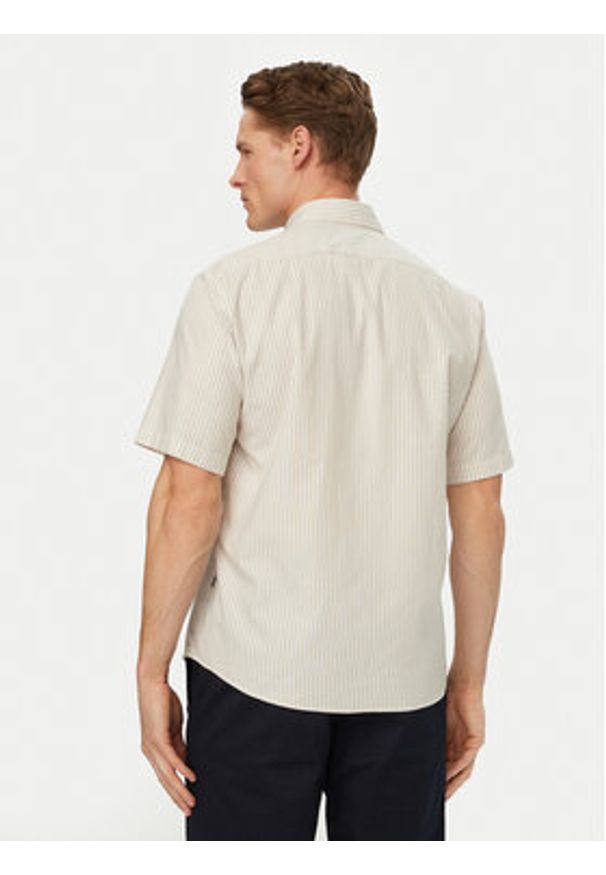 BOSS Koszula H-Liam 50560399 Beżowy Regular Fit. Kolor: beżowy. Materiał: bawełna