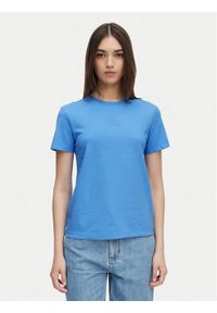 Calvin Klein Jeans T-Shirt LV044G200G Granatowy Regular Fit. Kolor: niebieski. Materiał: bawełna #1