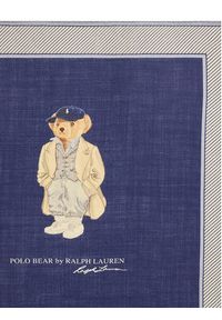 Polo Ralph Lauren Chusta 455981446001 Granatowy. Kolor: niebieski. Materiał: wełna, materiał #3