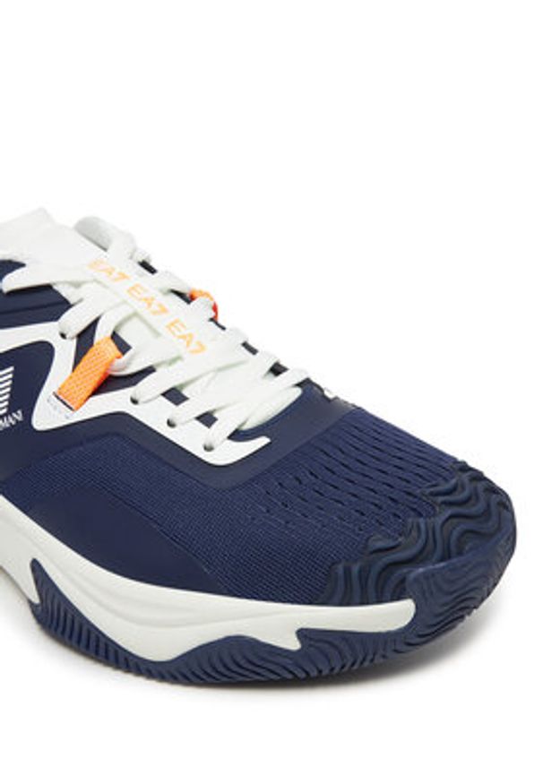 EA7 Emporio Armani Sneakersy X8X248 XK445 U458 Granatowy. Kolor: niebieski. Materiał: materiał