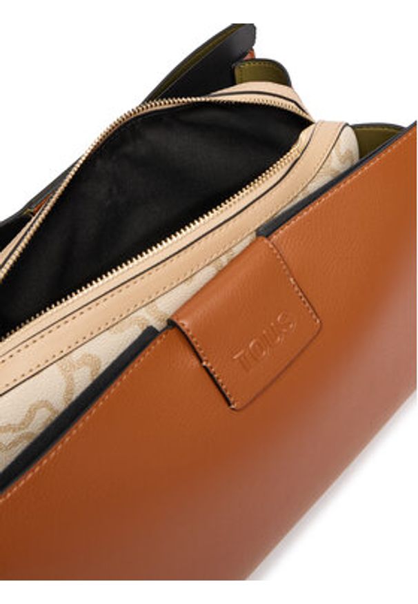 Tous - TOUS Torebka CITY M. KAOS ICON 2002355243 Brązowy. Kolor: brązowy. Materiał: skórzane