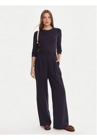 Weekend Max Mara Bluzka Multie 2525946012 Granatowy Slim Fit. Kolor: niebieski. Materiał: wiskoza #4