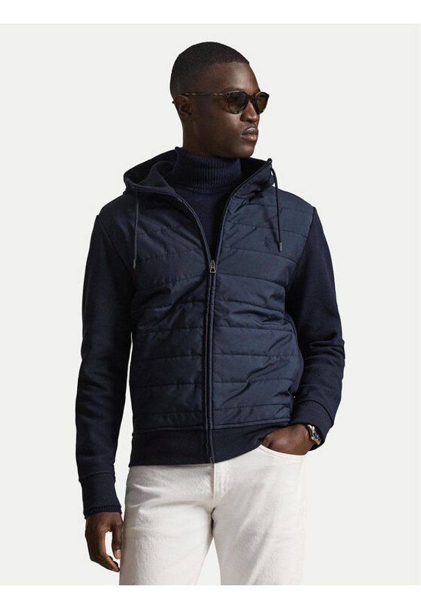 Polo Ralph Lauren Kurtka przejściowa 710B13510001 Granatowy Regular Fit. Typ kołnierza: polo. Kolor: niebieski. Materiał: syntetyk, bawełna