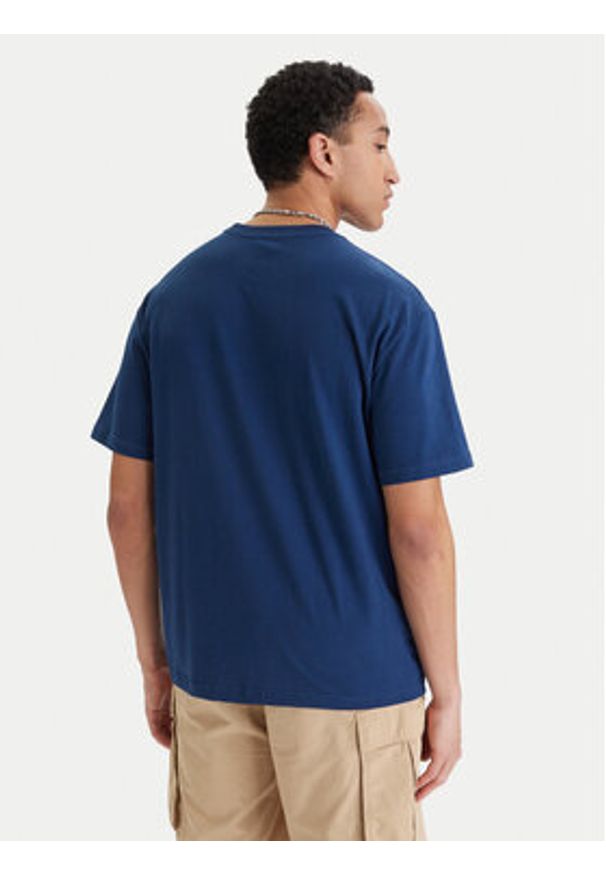 DC Shoes T-Shirt Blurry Years EDYZT04363 Granatowy Regular Fit. Kolor: niebieski. Materiał: bawełna