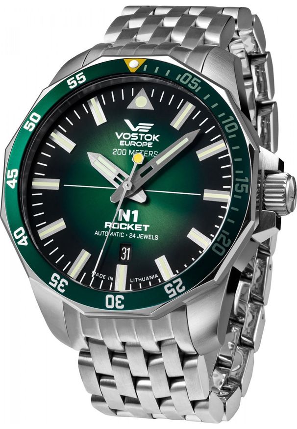Zegarek Vostok Europe Zegarek męski Vostok Europe NH35A-225A710B srebrny. Kolor: srebrny