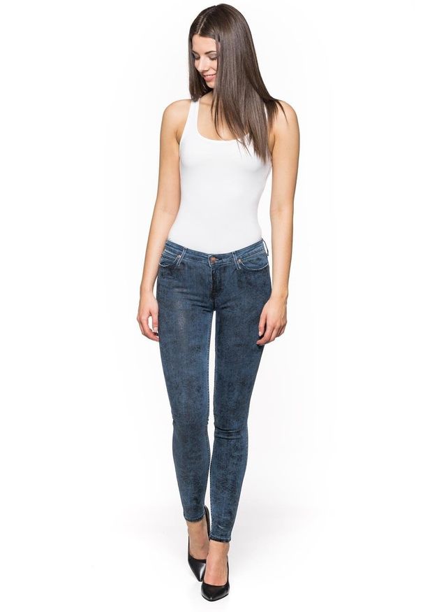 Lee - SPODNIE DAMSKIE LEE SKIN TO SKIN BLACK FOIL L528WSSY