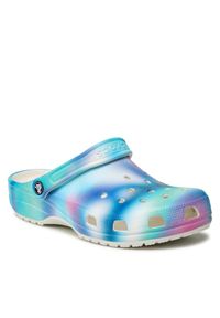 Crocs Klapki Classic Solarized Clog 207556 Kolorowy. Wzór: kolorowy