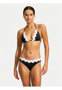 Seafolly Góra od bikini 31437-717 Czarny. Kolor: czarny. Materiał: syntetyk