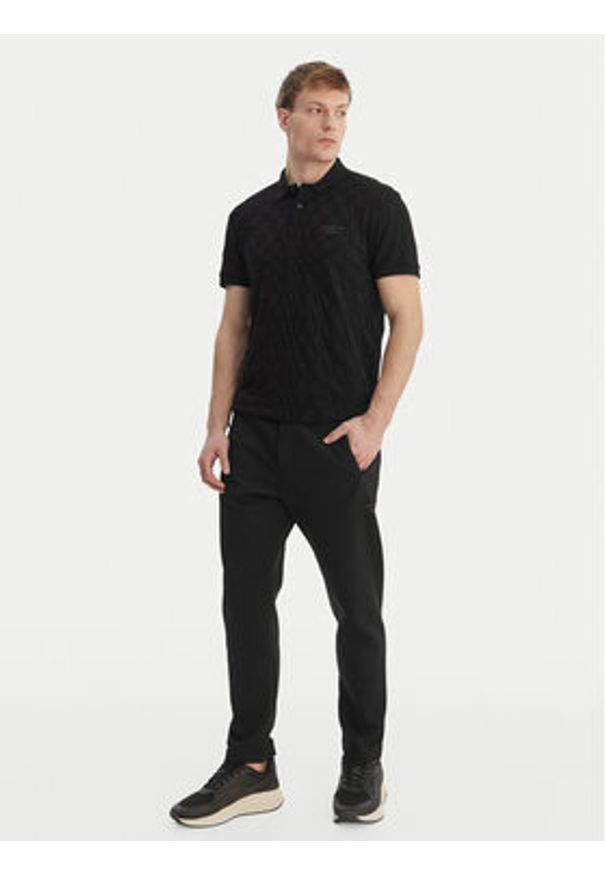 BOSS Spodnie dresowe Spirit70 Hicon 50559800 Czarny Regular Fit. Kolor: czarny. Materiał: bawełna