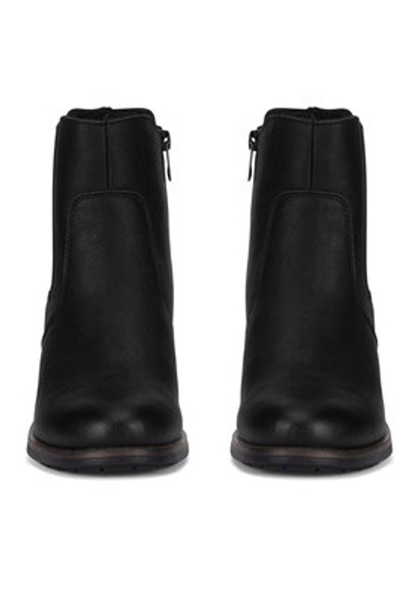 Clara Barson Botki CEO-WS15221-02 Czarny. Kolor: czarny. Materiał: materiał