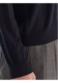 Weekend Max Mara Sweter Fiocchi 2525366042 Granatowy Regular Fit. Kolor: niebieski. Materiał: wełna #5
