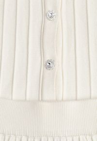 Renee - Beżowy Komplet z Wiskozą Bluzka z Guzikami i Baskinką i Spódnica Narinna. Kolor: beżowy. Materiał: wiskoza #6