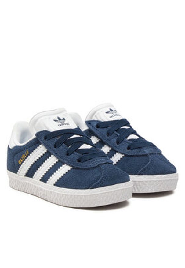 Adidas - adidas Sneakersy Gazelle CF EL I IH0337 Granatowy. Kolor: niebieski. Materiał: zamsz, skóra. Model: Adidas Gazelle