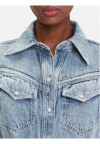 BOSS Sukienka jeansowa 50546068 Niebieski Regular Fit. Kolor: niebieski. Materiał: bawełna #4