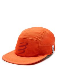 Compressport Czapka z daszkiem 5 Panel Light Cap CU00097B Czerwony. Kolor: czerwony. Materiał: poliester, materiał #1