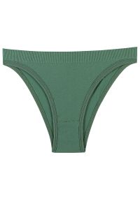 Intica - Tanga z cienkimi paskami niewidoczne pod odzieżą Devinne. Kolor: zielony. Materiał: tkanina, materiał