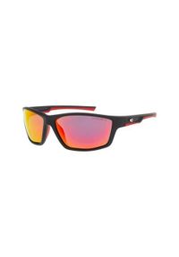 GOGGLE - Okulary przeciwsłoneczne męskie Goggle Gog. Kolor: czarny, pomarańczowy, wielokolorowy. Sport: turystyka piesza