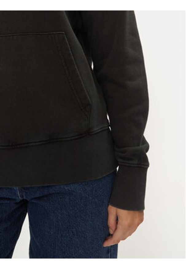 Mustang Bluza Margo 1015471 Czarny Oversize. Kolor: czarny. Materiał: bawełna