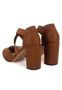 Clara Barson Czółenka WYL3755-1 Brązowy. Kolor: brązowy. Materiał: materiał #5