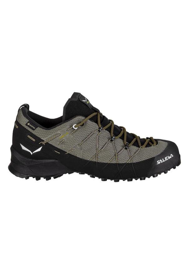 Buty Podejściowe Męskie Salewa Wildfire 2 Gtx. Kolor: brązowy, czarny, wielokolorowy. Materiał: syntetyk, materiał
