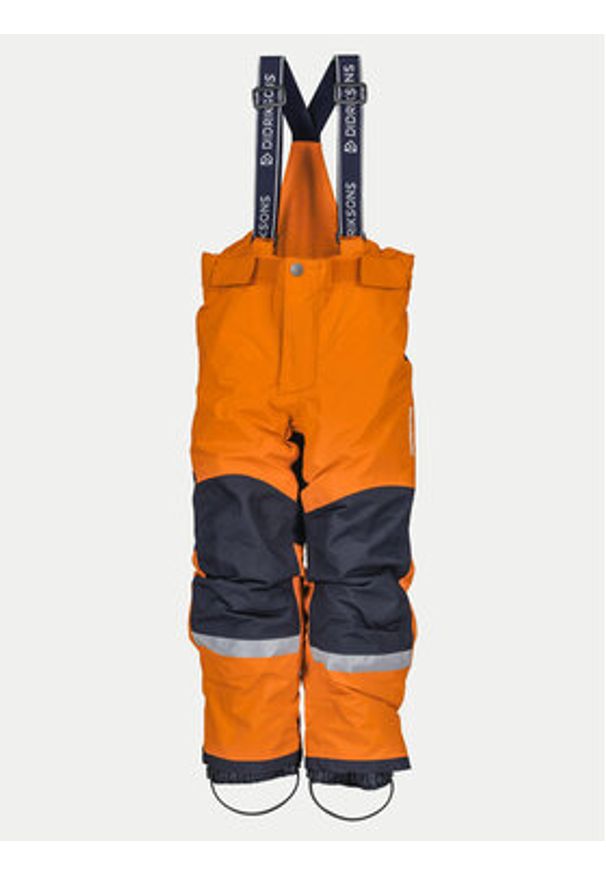 Didriksons Spodnie zimowe Idre 504357 Pomarańczowy Regular Fit. Kolor: pomarańczowy. Materiał: syntetyk. Sezon: zima