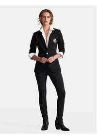 Polo Ralph Lauren Marynarka Blz 211795348001 Czarny Slim Fit. Typ kołnierza: polo. Kolor: czarny. Materiał: bawełna #4