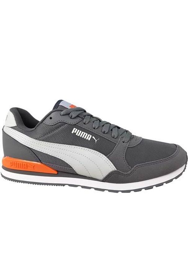 Buty do chodzenia męskie Puma ST Runner V3 Mesh. Zapięcie: sznurówki. Kolor: fioletowy, wielokolorowy, pomarańczowy, szary. Materiał: mesh. Szerokość cholewki: normalna. Sport: turystyka piesza