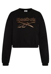 Reebok Bluza Renata RK25707CCW Czarny Cropped Fit. Kolor: czarny. Materiał: bawełna #2
