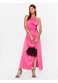 YAS Sukienka koktajlowa 26031521 Różowy Regular Fit. Kolor: różowy. Materiał: syntetyk. Styl: wizytowy #2