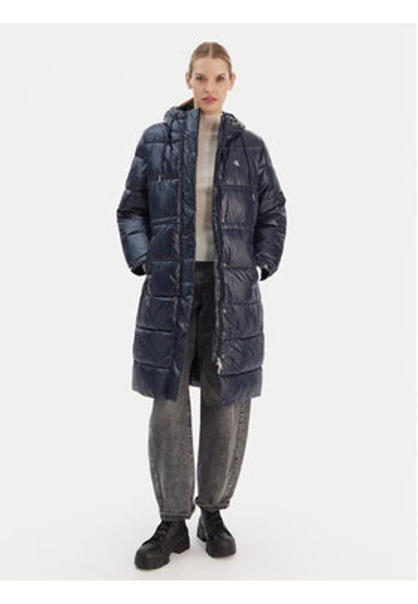 Calvin Klein Jeans Kurtka zimowa LV047D506G Granatowy Relaxed Fit. Kolor: niebieski. Materiał: syntetyk. Sezon: zima