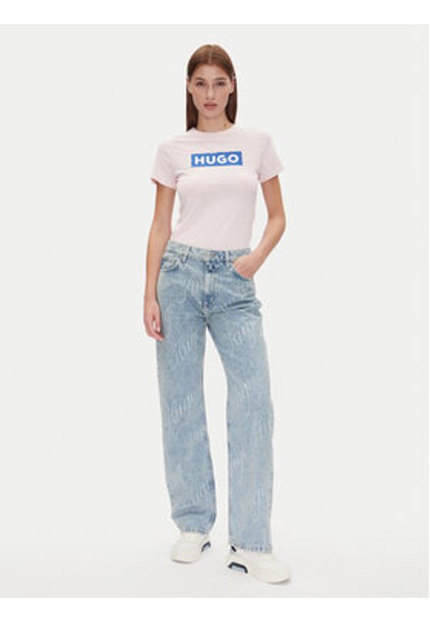 Hugo - HUGO Jeansy Elyah_B 50534771 Niebieski Straight Fit. Kolor: niebieski