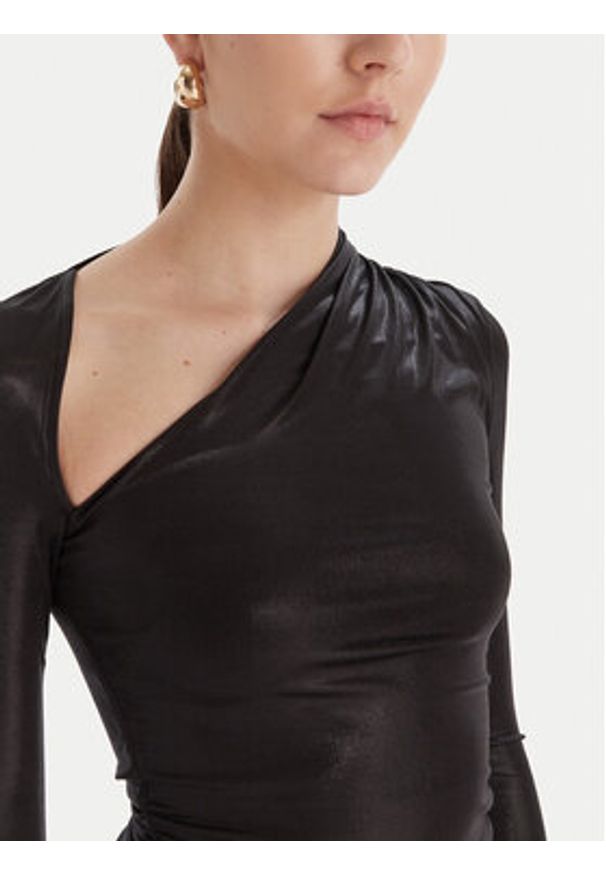 Marciano Guess Sukienka koktajlowa 5BGK39 6340A Slim Fit. Kolor: czarny. Materiał: syntetyk. Styl: wizytowy