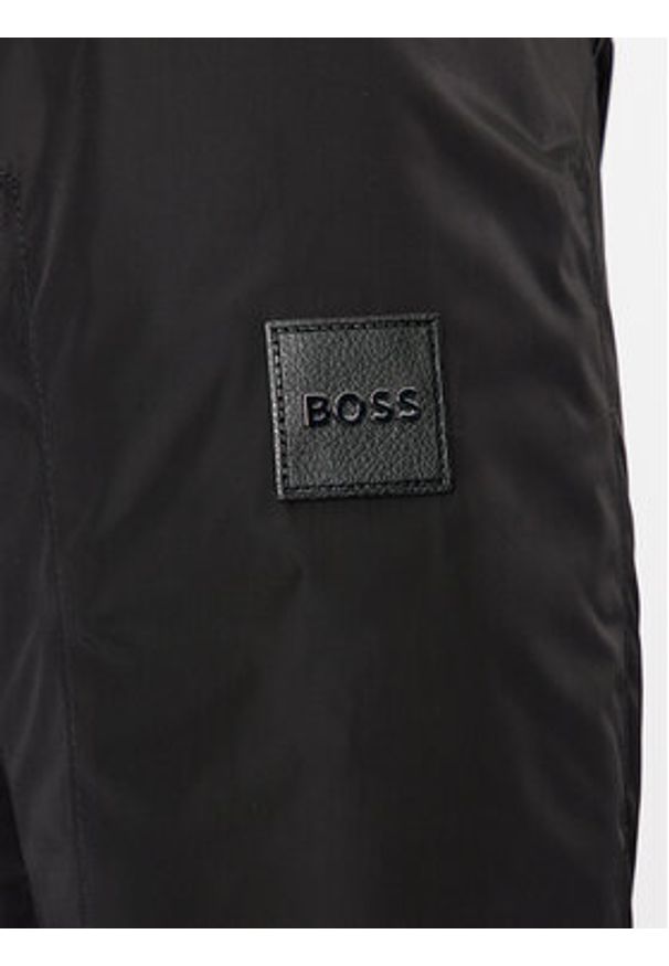 BOSS - Boss Kurtka przejściowa Chanan 50493674 Czarny Regular Fit. Kolor: czarny. Materiał: syntetyk