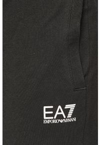 EA7 Emporio Armani Spodnie PJ05Z.8NPP53 męskie kolor czarny gładkie. Kolor: czarny. Materiał: dzianina. Wzór: gładki #4