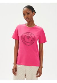 JOOP! T-Shirt 58 JW243JE421 30042942 Różowy Slim Fit. Kolor: różowy. Materiał: bawełna #1