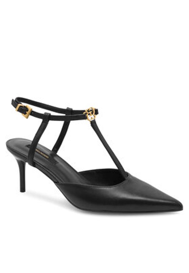 Gino Rossi Szpilki SIENA-21603-58-1 Czarny. Kolor: czarny. Materiał: skóra. Obcas: na szpilce