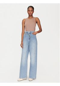 Marella Jeansy Fiuggi 2515181181 Niebieski Wide Leg. Kolor: niebieski
