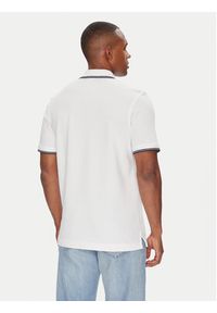 Wrangler Polo 112365466 Biały Regular Fit. Typ kołnierza: polo. Kolor: biały. Materiał: bawełna