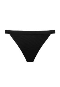 MUUV Figi kąpielowe Hotpants Tanga kolor czarny. Kolor: czarny. Materiał: materiał, guma, żakard #2