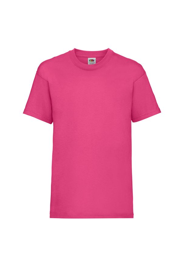 FRUIT OF THE LOOM - Koszulka Dziecięca Valueweight. Kolor: różowy